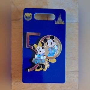 Disney Parks Mickey Minnie 50th Anniversary Pin New PB2B15